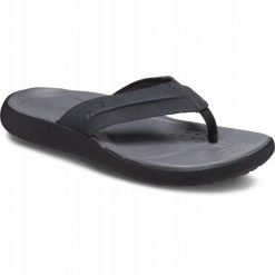 Japonki Dla Dorosłych Crocs Yukon Vista II LR Flip. Czarne japonki Crocs, bez wzorów, z materiału. Za 239.99 zł.