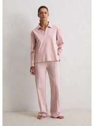 Marc O´Polo Bluza w kolorze jasnoróżowym rozmiar: XL. Różowe bluzy bez kaptura xl, bez wzorów, z bawełny, bez kaptura. Za 127.65 zł.