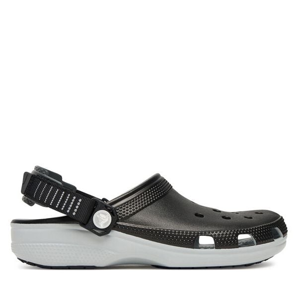 Klapki Crocs. Czarne klapki Crocs, bez wzorów, bez obcasa, bez zapięcia. Za 189.99 zł.