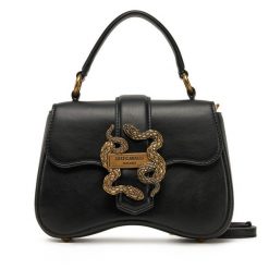 Torebka Just Cavalli. Czarne torebki klasyczne Just Cavalli, bez wzorów, klasyczne, bez dodatków. Za 799.99 zł.
