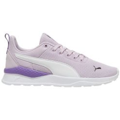 Buty Puma Anzarun Lite 371128 55 fioletowe. Fioletowe buty treningowe bez wzorów, z gumy, bez zapięcia. Za 338.63 zł.