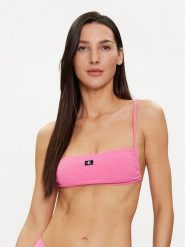Calvin Klein Swimwear Góra od bikini KW0KW02395 Różowy. Czerwone bikini Calvin Klein Swimwear, bez wzorów, z syntetyku. Za 129.99 zł.