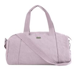 Materiałowa torba treningowa Solier SM05 Shala - róż. Czerwone torby podróżne bez wzorów, z materiału, na ramię, duże. Za 76.99 zł.