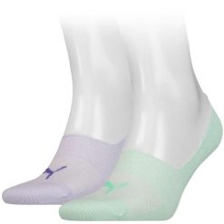 Skarpety treningowe damskie Puma Footie 2 pary. Czarne skarpetki Puma, bez wzorów, z bawełny. Za 11.90 zł.