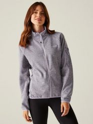 Regatta Kurtka polarowa "Ravenhill" w kolorze szaro-fioletowym rozmiar: 44. Różowe kurtki Regatta, bez wzorów, z polaru, bez kaptura. Za 96.37 zł.