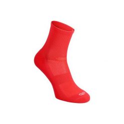 Skarpety do biegania CONFORT x2. Czerwone skarpetki KALENJI, z elastanu. Za 14.99 zł.