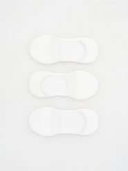 Skarpetki balerinki z bawełną 3 pack - złamana biel. Skarpetki Reserved, bez wzorów, z bawełny. Za 39.99 zł.