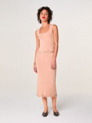 Rodier Top w kolorze jasnoróżowym rozmiar: S. Różowe topy Rodier, s, bez wzorów, bez kołnierzyka, bez ramiączek. Za 282.99 zł.