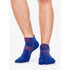 Skarpety biegowe Injinji Run Lightweight No-Show. Niebieskie skarpetki Injinji, bez wzorów. Za 69.99 zł.