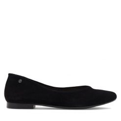Baleriny Lasocki. Czarne baleriny Lasocki, bez wzorów, bez obcasa, bez zapięcia. Za 139.99 zł.