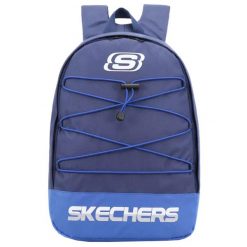 Plecak unisex Skechers Pomona Backpack pojemność 18 L. Niebieskie plecaki Skechers, bez wzorów, bez dodatków. Za 109.99 zł.