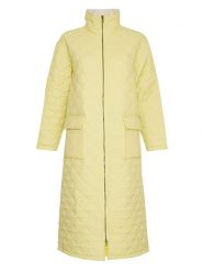 MOSS COPENHAGEN Płaszcz pikowany "Whitney" w kolorze żółtym rozmiar: XS/S. Żółte płaszcze Moss Copenhagen, s, bez wzorów, bez kaptura. Za 144.92 zł.