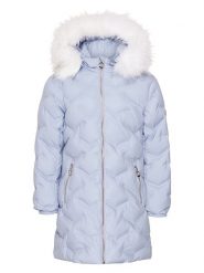 HULABALU Parka zimowa "Muse" w kolorze błękitnym rozmiar: 110/116. Niebieskie płaszcze HULABALU, na zimę, bez wzorów, bez kaptura. Za 234.97 zł.