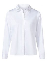 Heine Koszula w kolorze białym rozmiar: 46. Białe koszule Heine, bez wzorów, bez kołnierzyka, bez ramiączek. Za 87.61 zł.