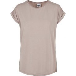 Koszulka damska Urban Classics modal extended shoulder. Czerwone t-shirty sportowe Urban Classics, bez wzorów, bez ramiączek. Za 128.50 zł.