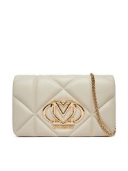 LOVE MOSCHINO Torebka JC4043PP1MLC0110 Écru. Listonoszki Love Moschino, bez wzorów, ze skóry, bez dodatków. Za 659.99 zł.