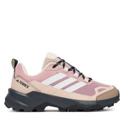 Trekkingi adidas. Czerwone buty trekkingowe adidas, bez zapięcia. Za 439.99 zł.