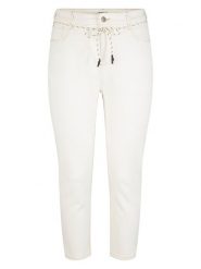 Tom Tailor Dżinsy - Slim fit - w kolorze białym rozmiar: 46/L28. Białe jeansy Tom Tailor, l, bez wzorów, z bawełny, klasyczne, z podwyższonym stanem. Za 92.64 zł.