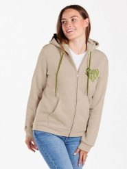 KEY LARGO Bluza "Sweet Apple" w kolorze beżowym rozmiar: XS. Brązowe bluzy KEY LARGO, xs, bez wzorów, bez ramiączek, bez kaptura. Za 82.64 zł.