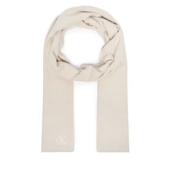 Szalik Calvin Klein. Białe szaliki i kominy Calvin Klein, bez wzorów. Za 209.99 zł.