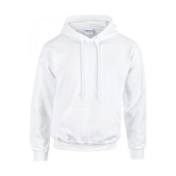 Bluza z kapturem Gildan Heavy Blend ®. Białe bluzy z kapturem GILDAN, m, bez wzorów, z bawełny, z kapturem. Za 81.05 zł.
