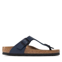 Japonki Birkenstock. Niebieskie japonki Birkenstock, bez wzorów. Za 399.99 zł.
