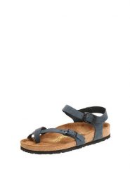 Comfortfusse Skórzane sandały w kolorze granatowym rozmiar: 42. Niebieskie sandały Comfortfüße, bez wzorów, z otwartym noskiem, bez obcasa, bez zapięcia. Za 203.99 zł.