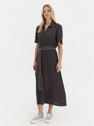 Roxy Sukienka koszulowa Island Escape Solid ERJWD03884 Szary Regular Fit. Szare sukienki Roxy, s, bez wzorów, z wiskozy, bez kołnierzyka, bez ramiączek, koszulowe. Za 339.99 zł.