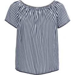 Bluzka "carmen" bonprix ciemnoniebiesko-biel wełny w paski. Bluzki marki bonprix. Za 74.99 zł.