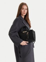 Guess Torebka Idra HWGG81 57060 Czarny. Czarne torebki klasyczne Guess, z aplikacjami, ze skóry, bez dodatków. Za 439.99 zł.