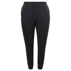 Spodnie sportowe damskie Reebok H52251 dresowe. Czarne spodnie dresowe Reebok, bez wzorów, z dresówki, na fitness i siłownię. Za 109.00 zł.