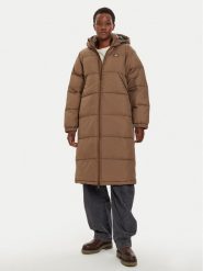 Dickies Kurtka puchowa Alatna Long DK0A4XR9MR1 Brązowy Regular Fit. Brązowe kurtki Dickies, l, bez wzorów, z puchu, bez kaptura. Za 419.99 zł.