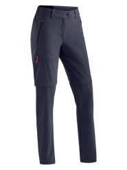 Maier Sports Spodnie funkcyjne Zipp-Off "Nata" w kolorze granatowym rozmiar: 34. Niebieskie spodnie dresowe Maier Sports, bez wzorów, z materiału. Za 295.66 zł.