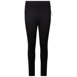 Dlx Kessell - Damskie legginsy outdoorowe Dlx w kolorze czarnym. Czarne legginsy DLX, bez wzorów, sportowe. W wyprzedaży za 206.30 zł.