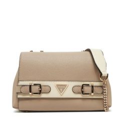 Torebka Guess. Brązowe torebki klasyczne Guess, z aplikacjami, klasyczne, bez dodatków. Za 399.99 zł.