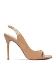 Eva Minge Sandały EO-TALIA-LT1022-201 Beżowy. Brązowe sandały Eva Minge, bez wzorów, ze skóry, bez obcasa, na szpilce, bez zapięcia. Za 449.99 zł.