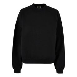 Damska bluza oversize z okrągłym dekoltem Urban Classics. Czarne bluzy Urban Classics, bez wzorów, bez ramiączek, bez kaptura. Za 222.85 zł.