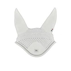 Krótki kapelusz dla koni Premier Equine Salto. Białe kapelusze PREMIER EQUINE, bez wzorów, z materiału, eleganckie. Za 260.00 zł.