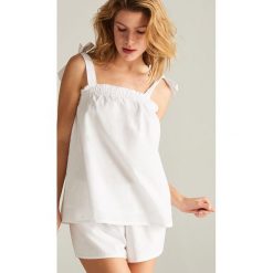 Bawełniana piżama - Kremowy. Piżamy marki Reserved. Za 129.99 zł.