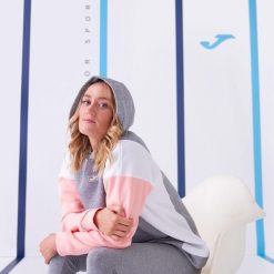 Bluza oversize z kapturem damska Joma Park. Szare bluzy Joma, xs, bez wzorów, bez ramiączek, z kapturem. Za 59.99 zł.