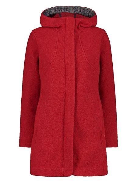 CMP Płaszcz w kolorze czerwonym rozmiar: 36. Czerwone płaszcze CMP, bez wzorów, z syntetyku, bez kaptura. Za 232.23 zł.