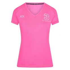 Koszulka damska HV Polo Favouritas Tech. Czerwone t-shirty sportowe HV POLO, bez wzorów, bez ramiączek. Za 251.50 zł.
