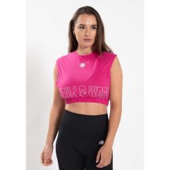 Albion Duże rozmiary Crop Top - Różowy. Czerwone topy GORILLA WEAR, xl, bez wzorów, bez kołnierzyka, bez ramiączek. Za 191.00 zł.