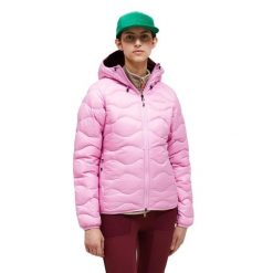 Kurtka Peak Performance puchowa damska Helium Down Hood Jacket różowa - L. Czerwone kurtki Peak Performance, l, bez wzorów, z puchu, bez kaptura. W wyprzedaży za 1,059.00 zł.