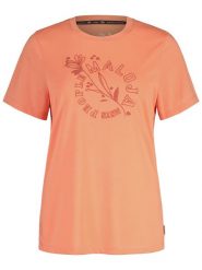 Maloja Koszulka kolarska "KarkogelM" w kolorze pomarańczowym rozmiar: XS. Pomarańczowe t-shirty sportowe Maloja, xs, bez wzorów, z materiału, bez ramiączek, rowerowe. Za 92.21 zł.