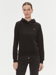 Calvin Klein Jeans Bluza Embro Badge J20J223227 Czarny Regular Fit. Czarne bluzy Calvin Klein Jeans, xxs, bez wzorów, z bawełny, bez kaptura. Za 239.99 zł.