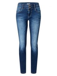 Timezone Dżinsy "Enya" - Slim fit - w kolorze niebieskim rozmiar: W28/L30. Niebieskie jeansy Timezone, l, bez wzorów, klasyczne, z podwyższonym stanem. Za 223.46 zł.