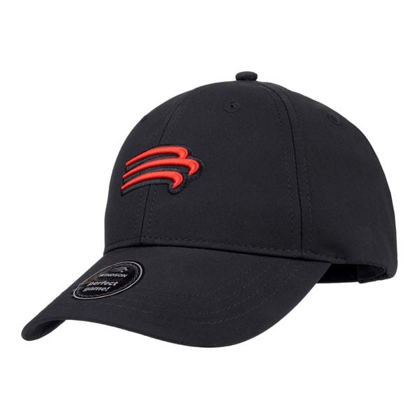 Czapka W-BASEBALL 1. Czarne czapki z daszkiem WINDSON, bez wzorów, z materiału, eleganckie. Za 62.00 zł.