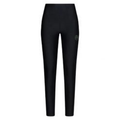 Damskie legginsy La Sportiva Aerial. Czarne legginsy La Sportiva, bez wzorów, z materiału. Za 347.25 zł.