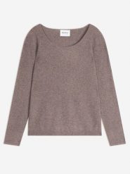 Perfect Cashmere Kaszmirowy sweter "Lindsay" w kolorze szarobrązowym rozmiar: S. Brązowe swetry Perfect Cashmere, s, bez wzorów, z kaszmiru, bez ramiączek. Za 347.99 zł.